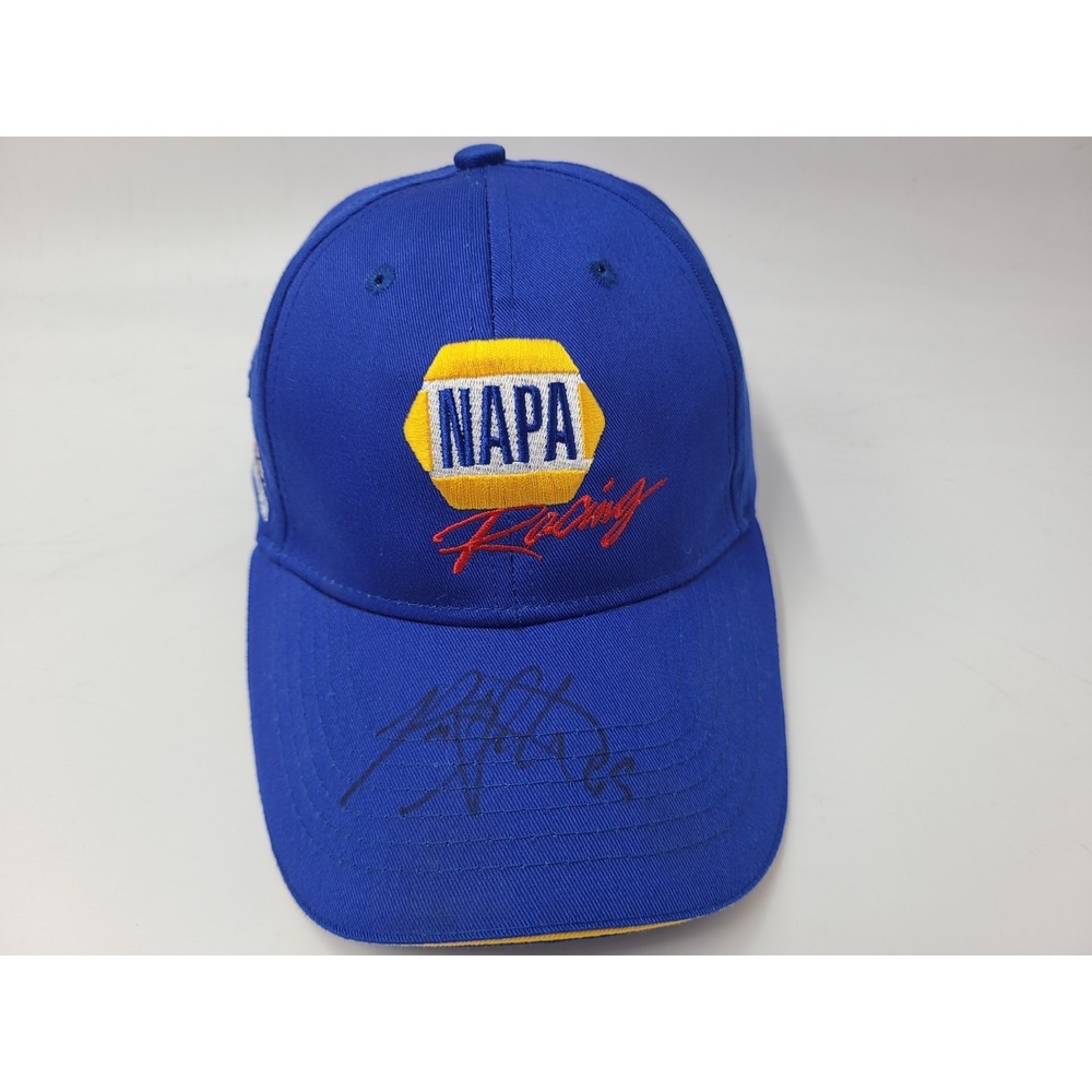 NAPA Racing Autographed Signed Bill McAnally Racing Adjustable Hat Cap‎ NASCAR